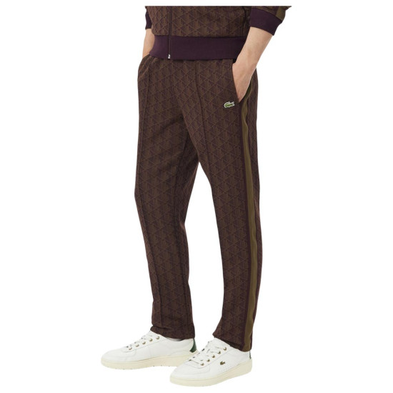 Lacoste Ανδρικό παντελόνι φόρμας Paris Jacquard Monogram Track Pants